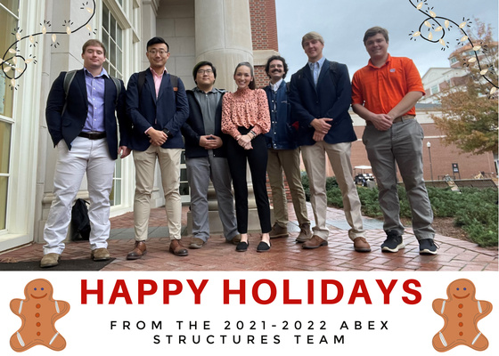 abex structures team christmas card picture